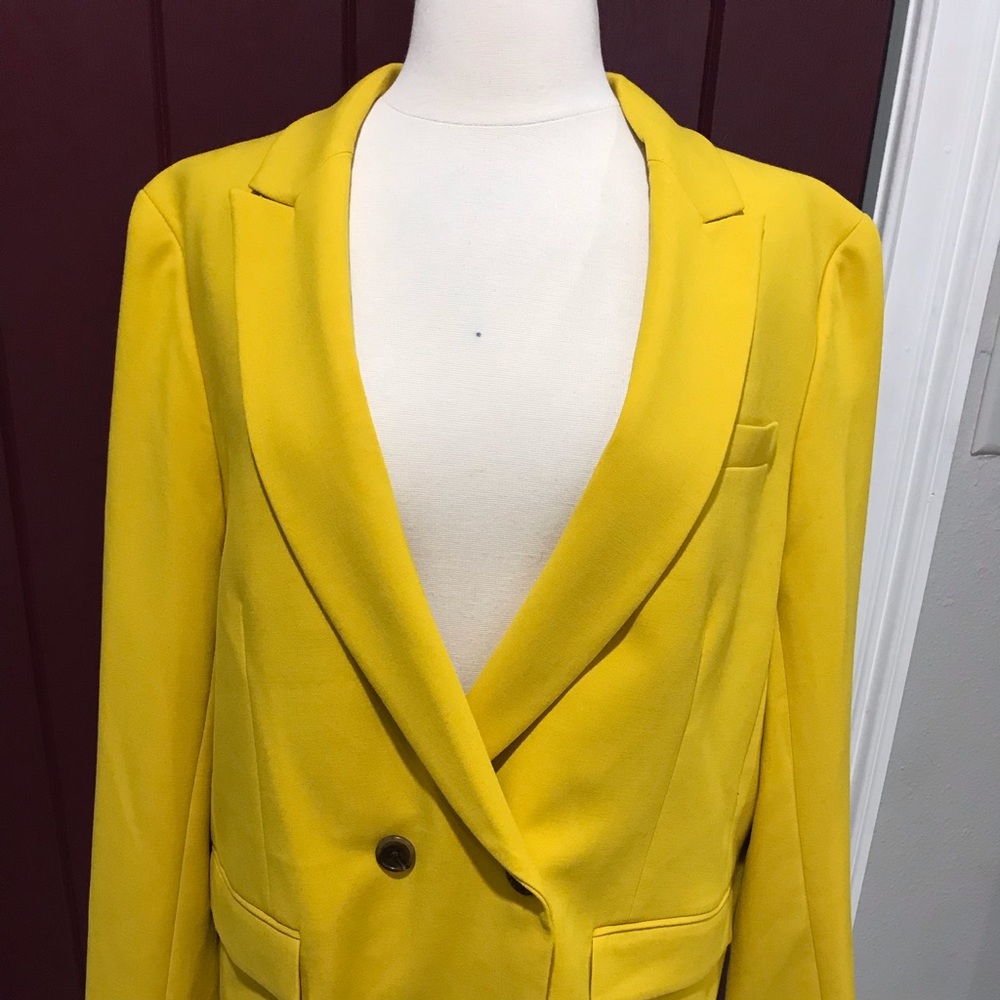 J Crew Nordstrom Rich Gold Blazer Double Button 16